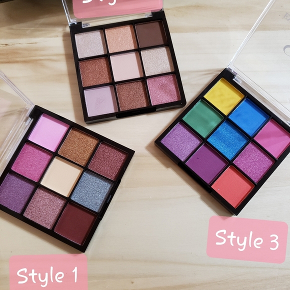 She Makeup 9 Color Eyeshadow Palette Mini Portable Sizes 3 Styles to Choose From - Picture 5 of 10